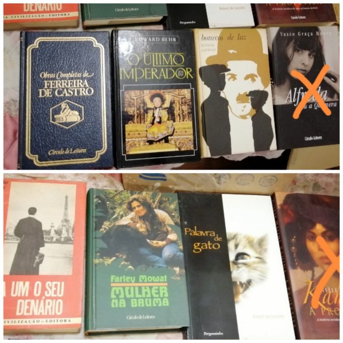 Postais e livros
