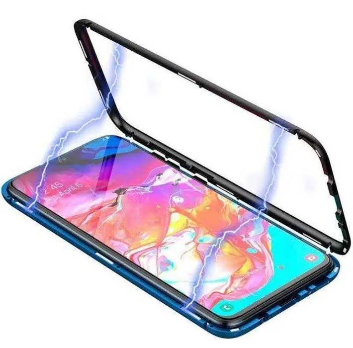 Magnetic case Full Glass 360 (чехол)   Redmi Note 10 / Redmi Note 10S