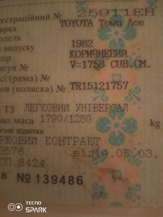 В коллекцию картинка Тойота Тоун Эйс 82г.в.