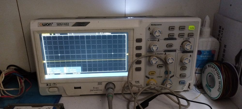 осцилограф портативный, с акб встроенным развязан от 220