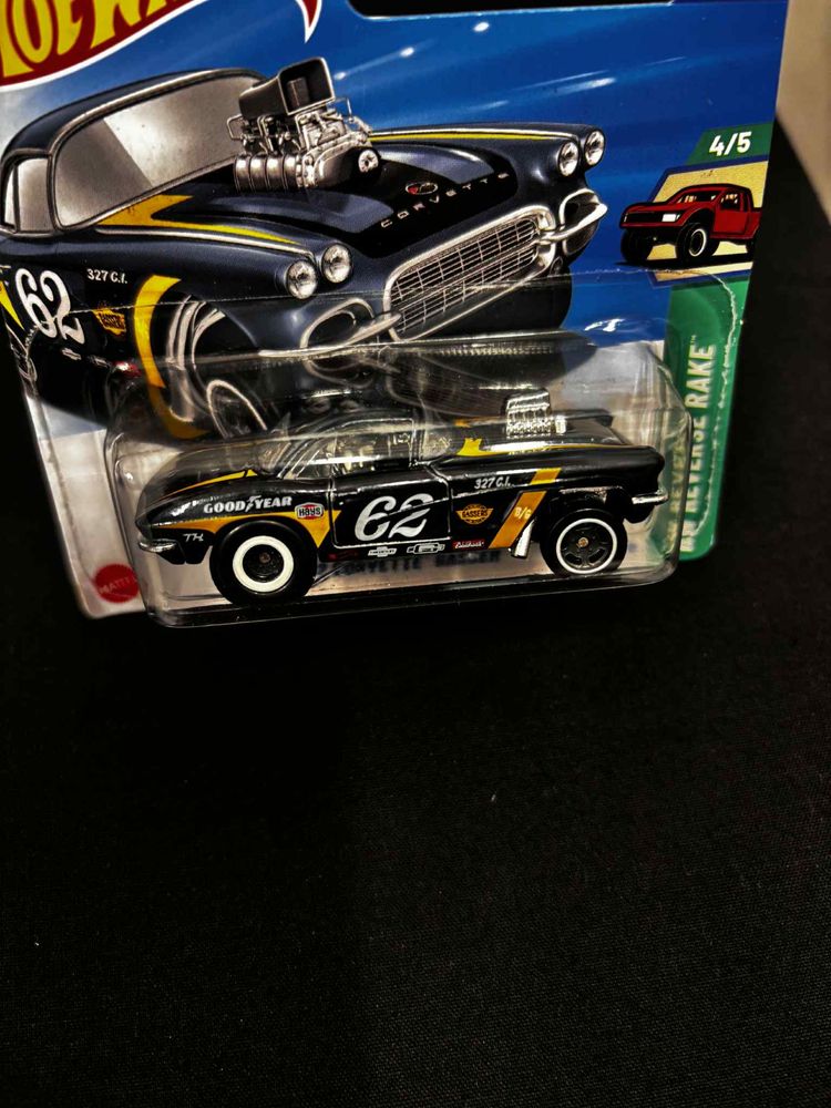 STH '62 Corvette Gasser HOT WHEELS Warszawa Śródmieście • OLX.pl