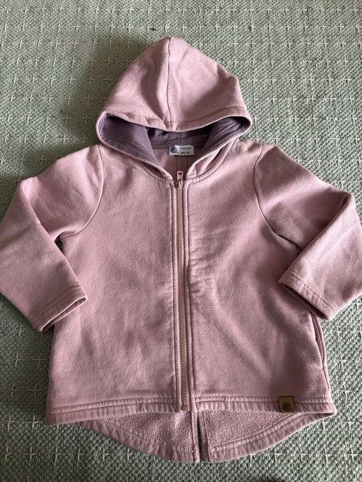 Bluza różowa 104/110 ciepła przedłużana tuszyte