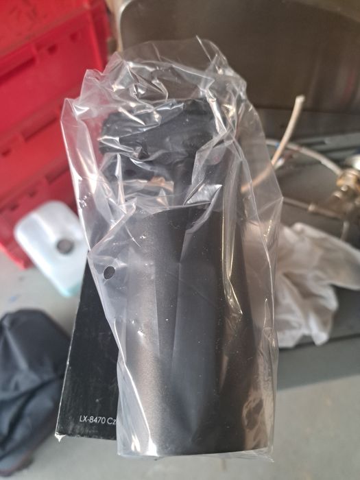 Reflektor oświetleniowy ledlux czarny, tuba, do szyny, 4 sztuki