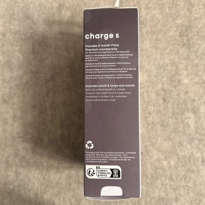 Smartwatch Google  Fitbit Charge 5 Czarny