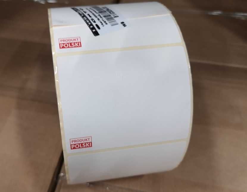 Etykiety termiczne 90x70mm na ziemniaki flaga produkt polski 1000szt.