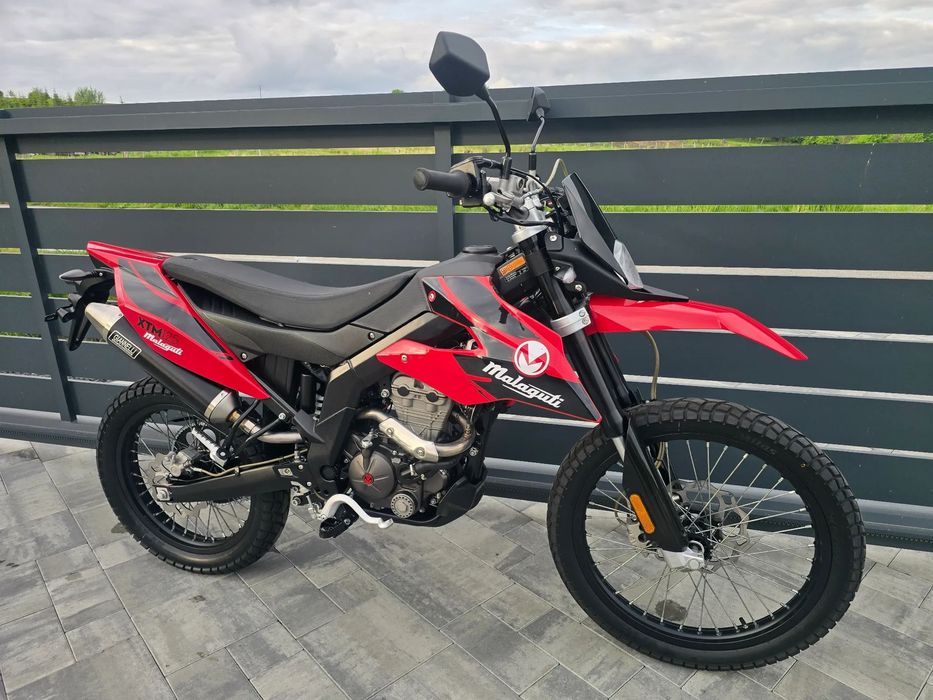 Malaguti XTM 125 ENDURO, 2021r, 4T, GIANNELLI , Oryginał , Zadbana, A1 B / dt zxe rx