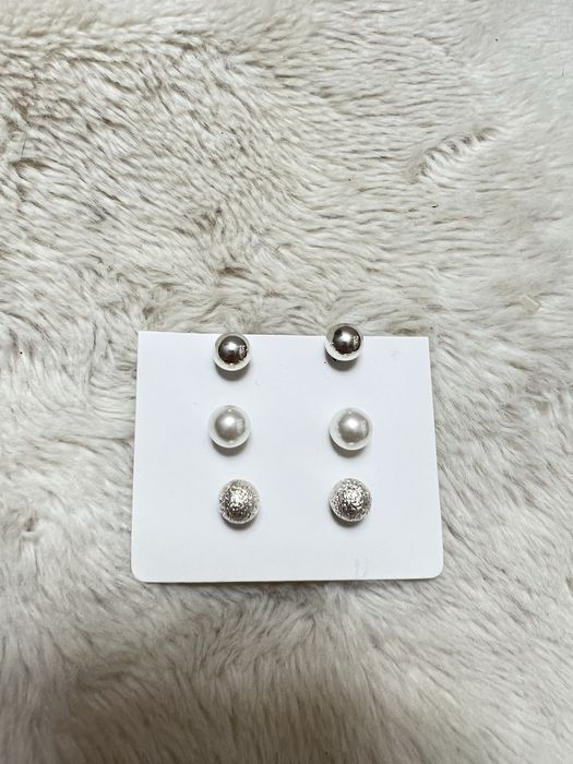 Zestaw 3 par kolczyków