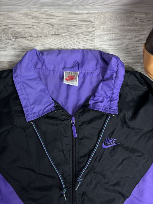 Nike Dres Vintage  Komplet Kurtka XL Spodnie Wiatrówka Retro 90s