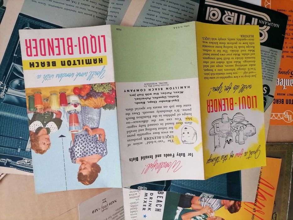 Lote Folhetos Publicidade Vária Anos 40's