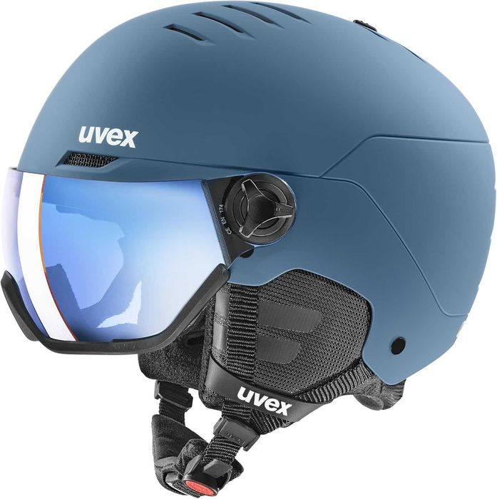 UVEX Kask narciarski  z okularami Wanted visor blue Rozmiar L 58-61cm