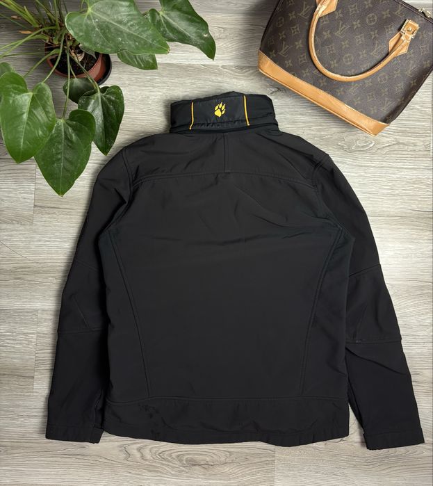 Czarna Kurtka Softshell Jack Wolfskin Męska Wiatroszczelna Trekking L