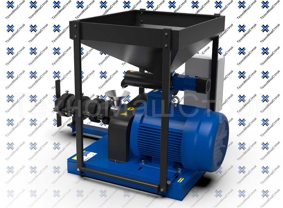 Экструдер корма 350кг/час Две насадки 30кВт ЭГК-350