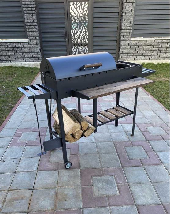 ПЕРЕСУВНИЙ!Мангал -гриль- барбекю на 13 шампурів ПОСИЛЕНИЙ