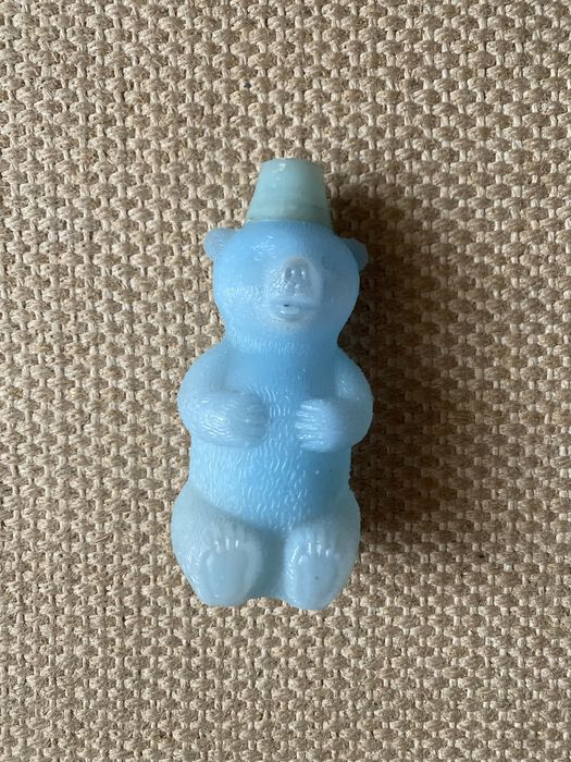 Frasco de Pó de talco em forma de Urso - Vintage