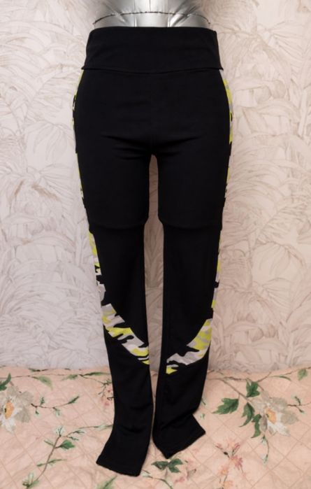 Legginsy sportowe czarne wysoki stan S