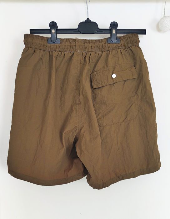Krótkie spodenki/szorty kąpielowe brązowe M Pull&Bear