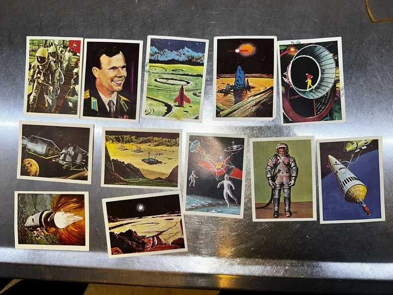 conjunto de cromos "a maior aventura do homem" da olá