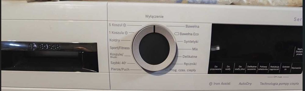 Suszarka Bosch Serie 6 | Pompa ciepła | Iron Assist | Stan BDB, W pełni sprawna!