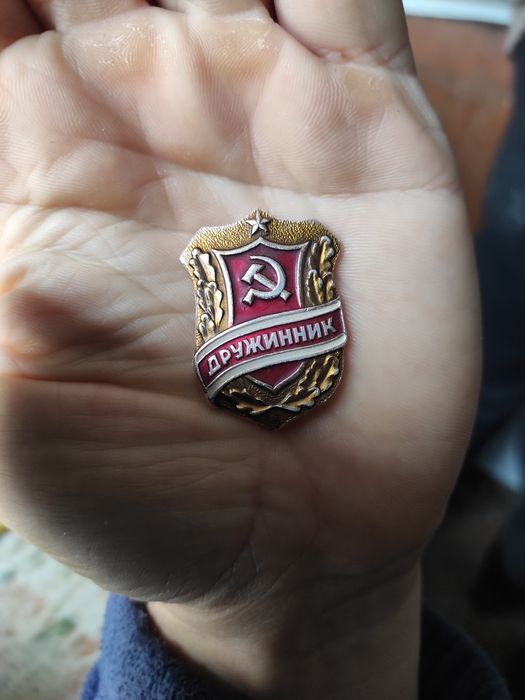 Значок дружинник