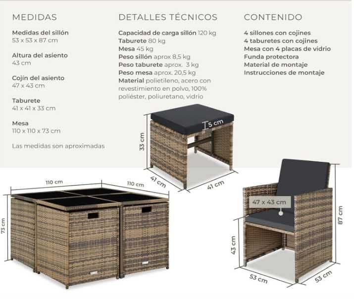 Conjunto Jantar Jardim NOVO