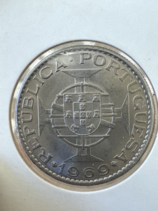 Moeda 10$ 1969 Angola