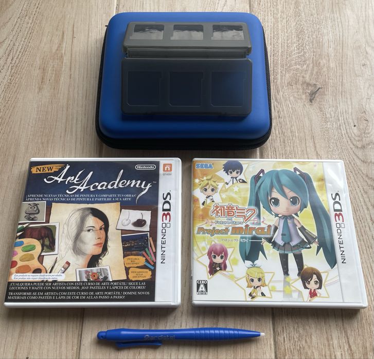 2 Jogos Nintendo3DS (Project Mirai + Art Academy) + (Extras de Oferta)