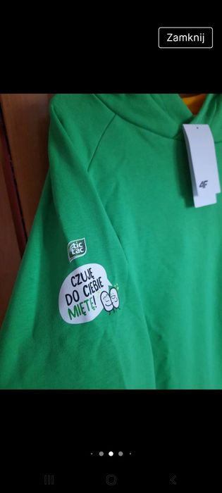 Bluza zielona 4F XXL