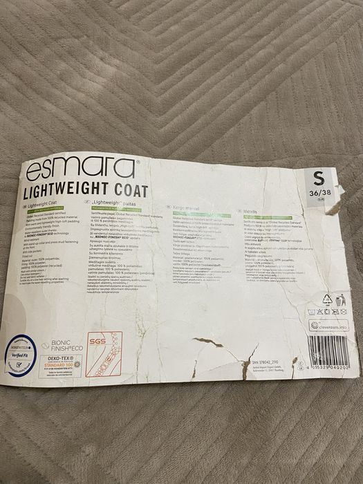 Пальто жіноче демісезонне “Esmara” 36/38p - нове.