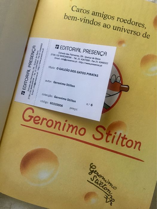 Livros Geronimo Stilton