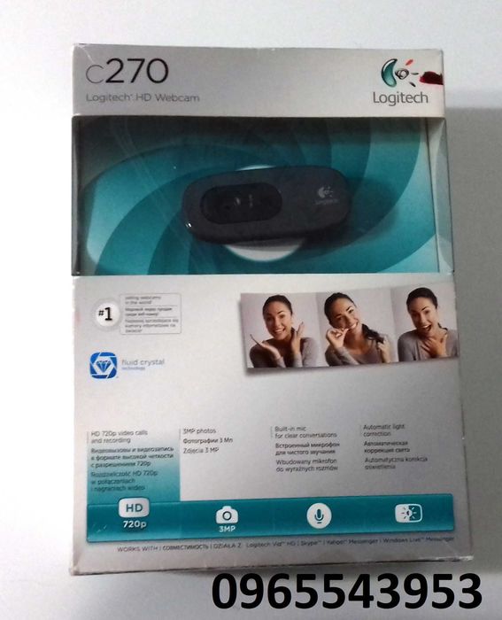 Вебкамера logitech c270 вебкамера лоджитек с270 webcam logitech c270