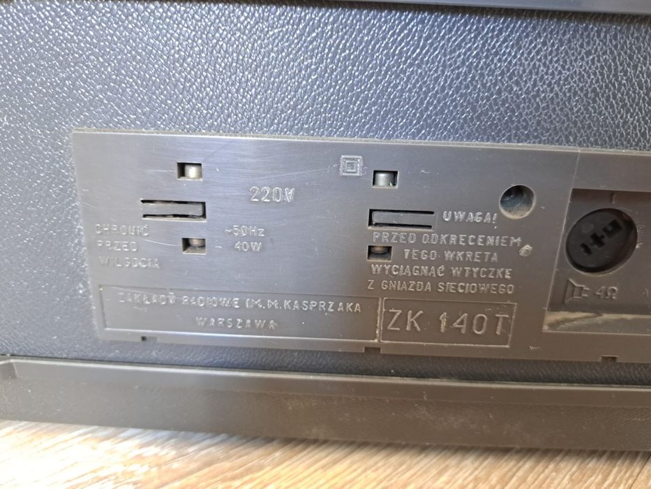 Magnetofon szpulowy sprawmy plus kasety Unitra ZetK140
