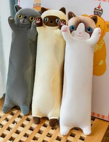 М'яка іграшка кіт подушка обнімусь плюшева Игрушка обнимусь кот