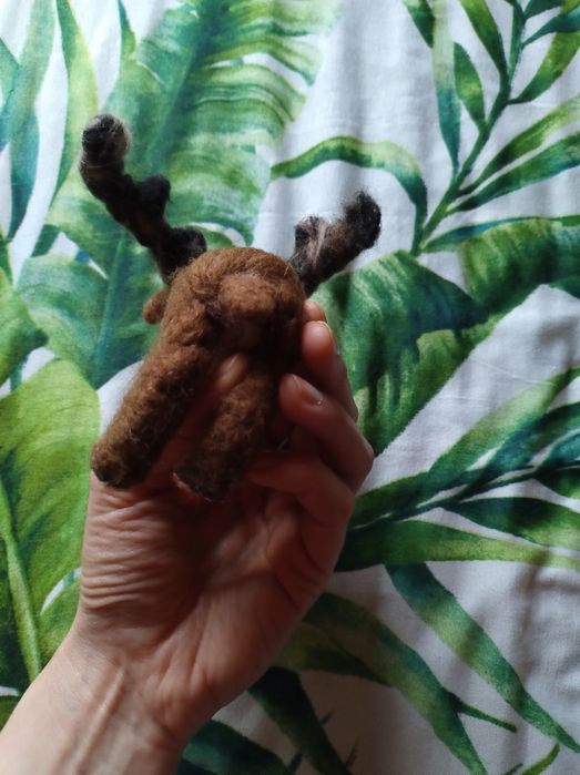 Maskotka zabawka figurka renifer jeleń