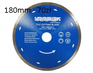 Tarcza Diamentowa do GRESU 125mm*1,2*22,2mm RAPID