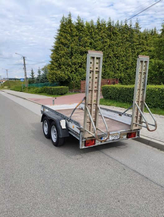 DMC 2700 Mocna przyczepa pod minikoparkę wozidlo