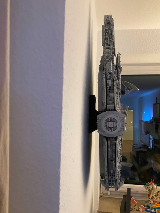 Uchwyt ścienny dla Lego Millennium Falcon 75192 i LEGO Icons Concorde