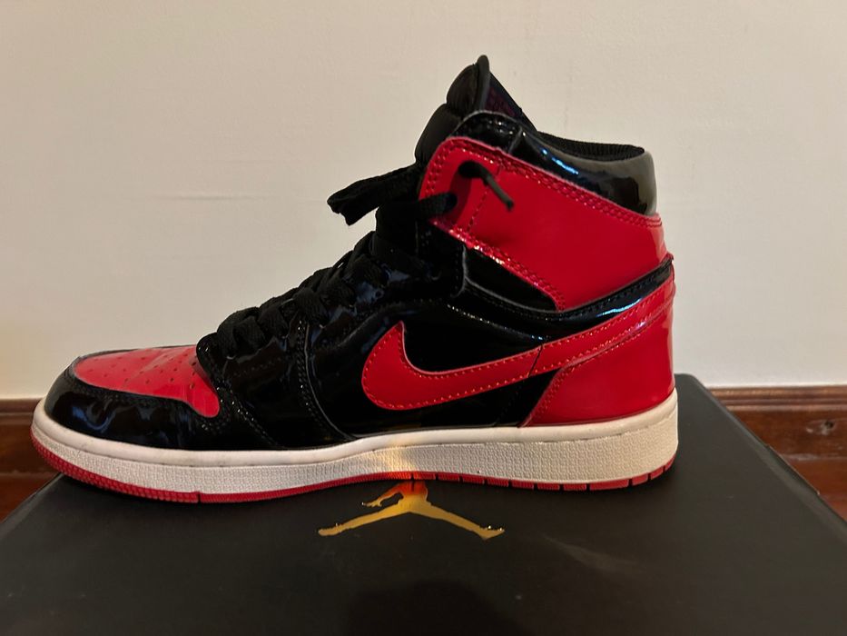 jordan 1 patent bred usado