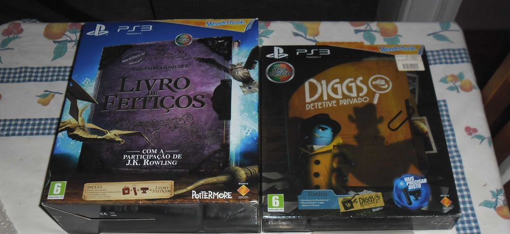 Pack PS3 Livro do Feitiços + Detetive Diggs + Acessorios Eye / Move