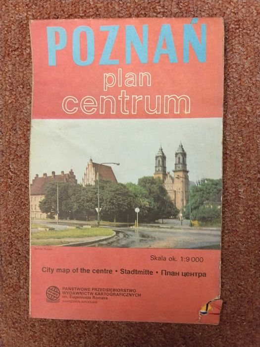Poznań - plan centrum miasta