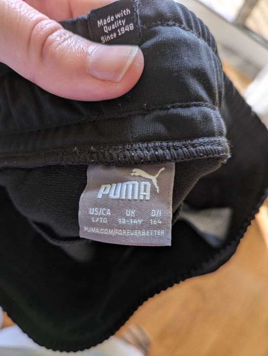Calças Puma pretas 13/14 anos