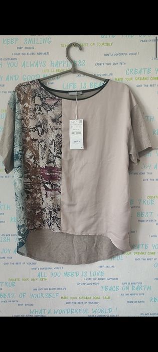 Блуза, футболка ZARA  S. Новая