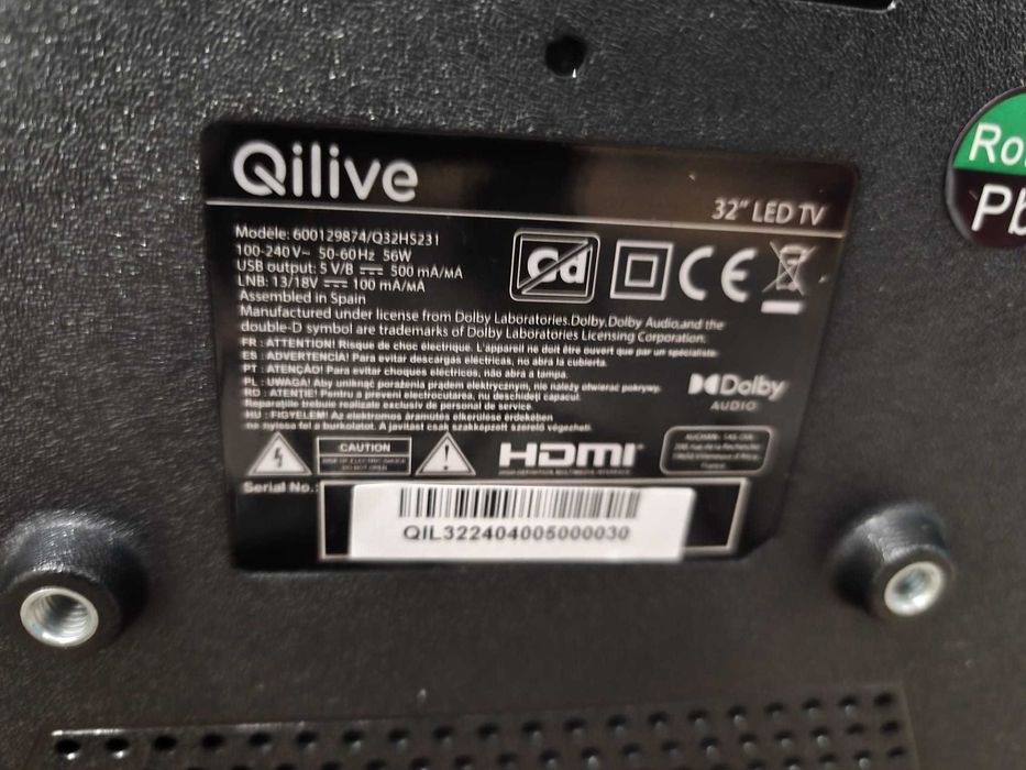 Tv Qlive 32Polegadas C/avaria