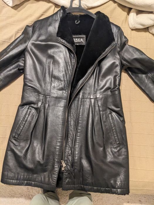 Дублянка жіноча, натуральна шкіра