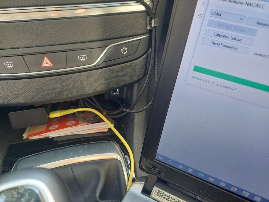 Arduino PSA Diag - reconfigurações NAC PSA Peugeot Citroen