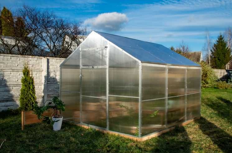 Szklarnia Domek 2.6x2m, 3m, 4m, 5m, 6m.. poliwęglan 4mm profil 40x20mm