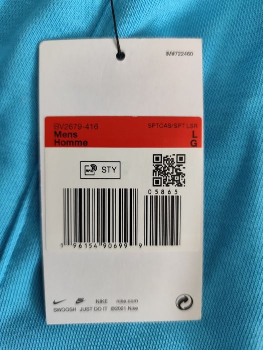 Nike Spodnie Dresowe Niebieskie Rozmiar L Nowe