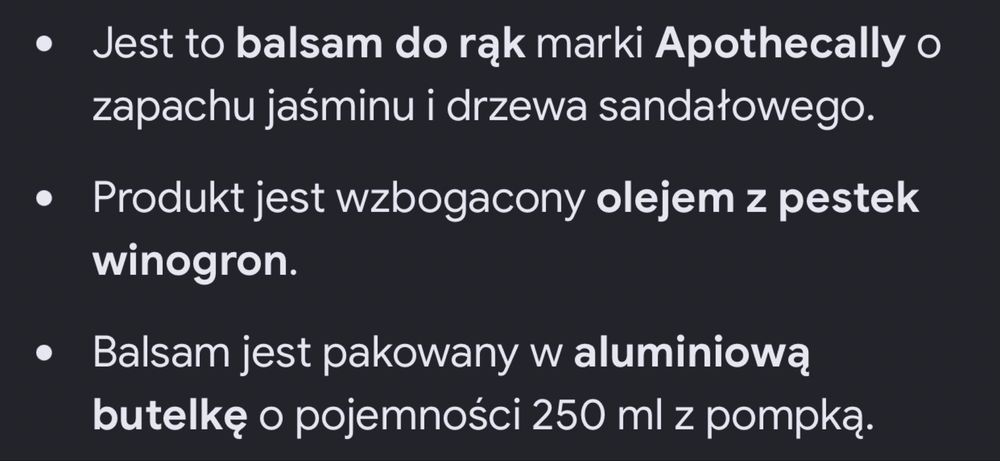 Balsam do rak apothecally