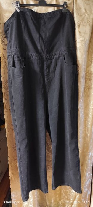 Джинсовий комбінезон без шлейок