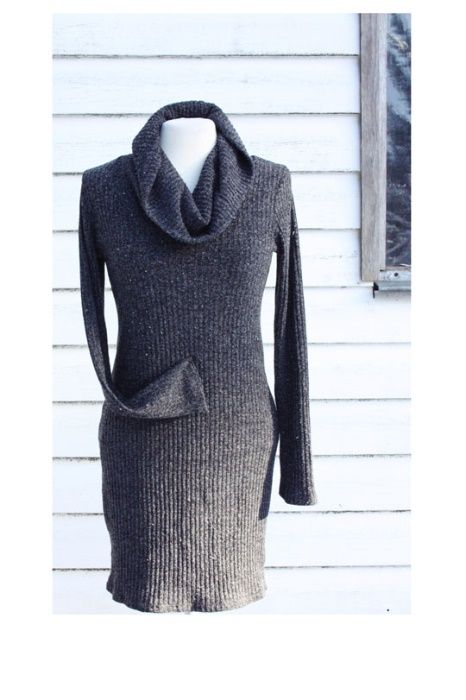 Szara sukienka Aqua made in U S A