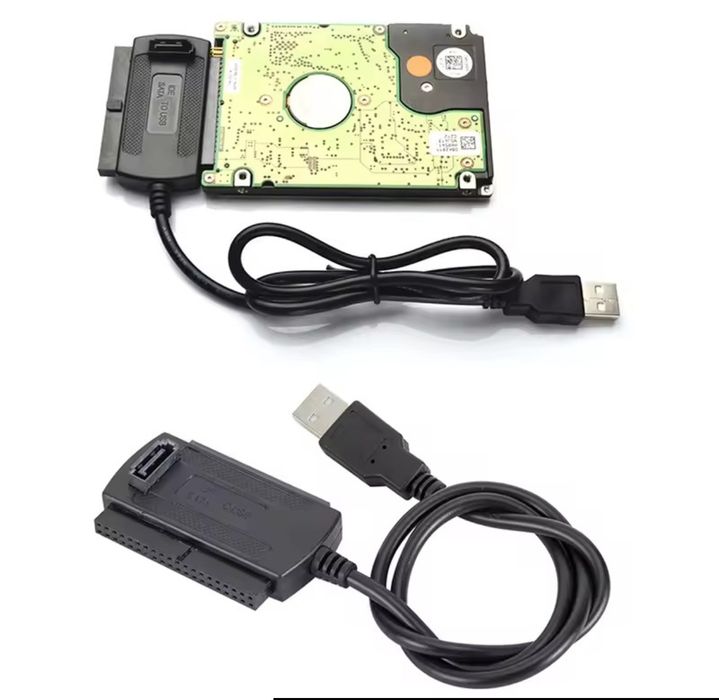 Кабель USB 2.0 для IDE адаптера/конвертера для  2,5 та 3,5 жорстких дисків HDD. Тільки Тернопіль!
